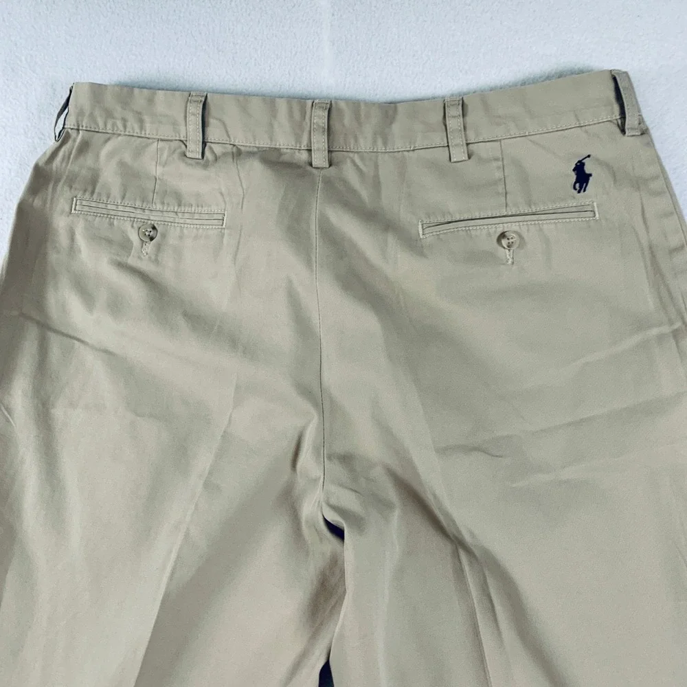 Polo Ralph Lauren Men's Classic Fit Chino‎ Pants Cotton Tan 36x31 (Tag 36x32)
